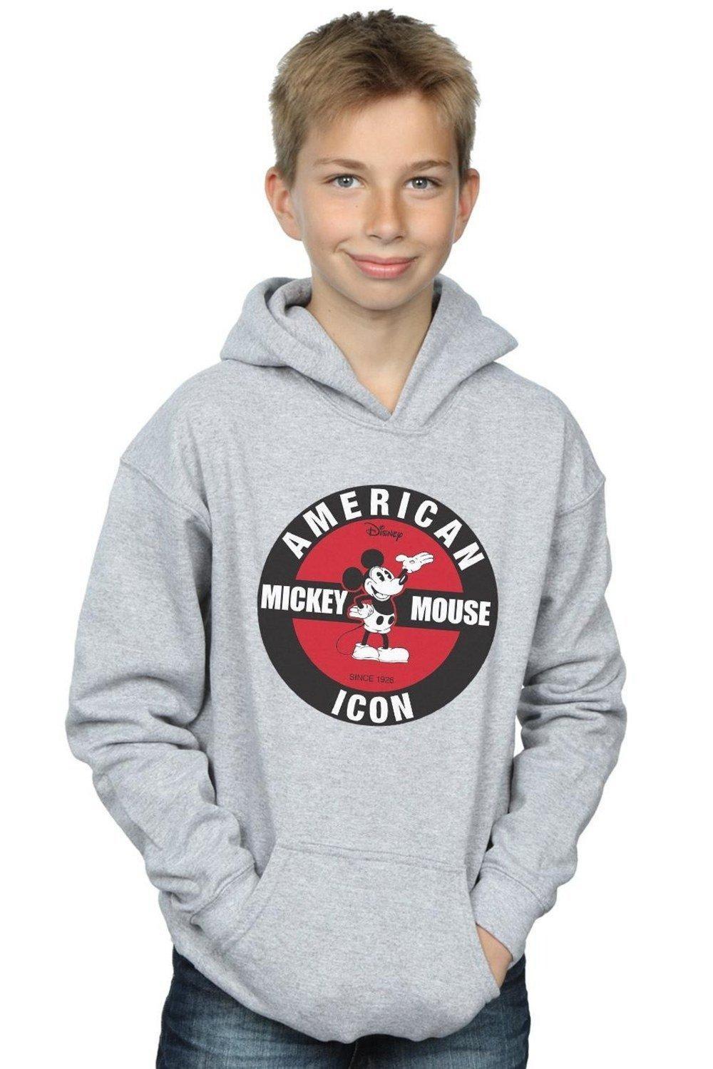 

Толстовка с изображением Микки Мауса American Icon Disney, серый