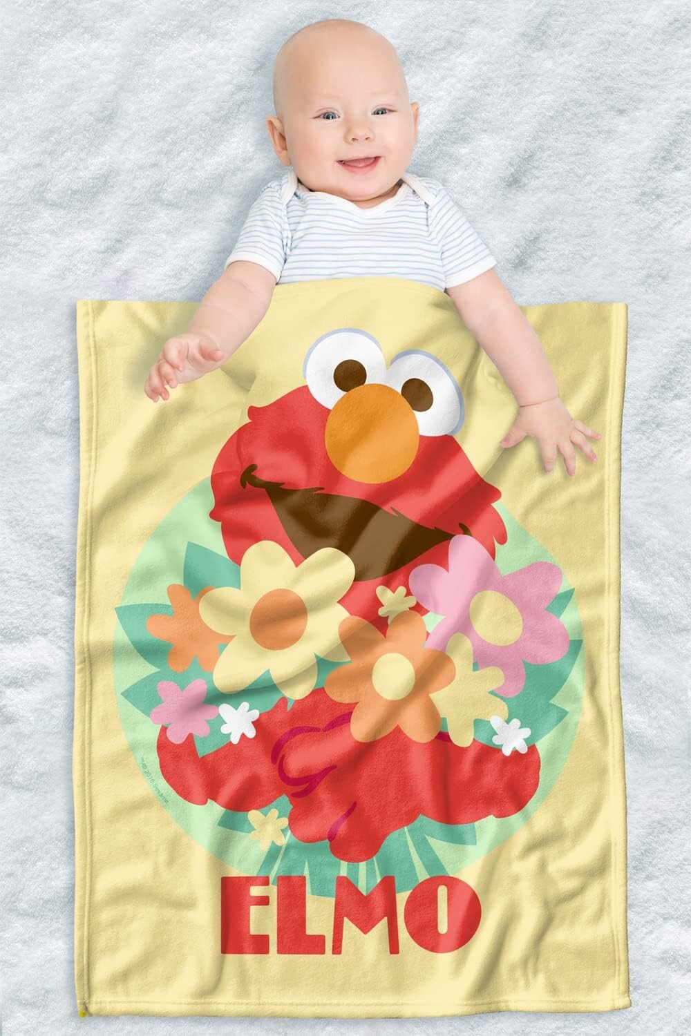 

Легкое детское одеяло LOGOVISION «Улица Сезам», 30 x 40 дюймов, Flowers for You, унисекс, для младенцев, девочек и мальчиков., Flowers For You