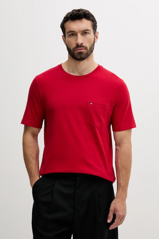 

Хлопковая футболка Tommy Hilfiger, красный