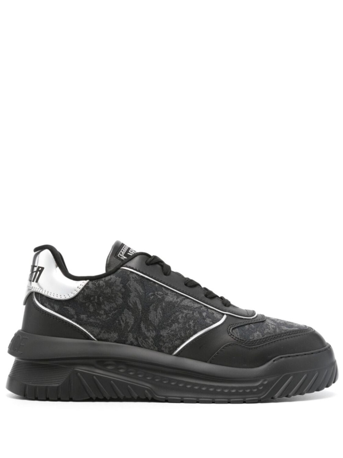 

Versace кроссовки Odissea с жаккардовым узором Barocco Silhouette, черный