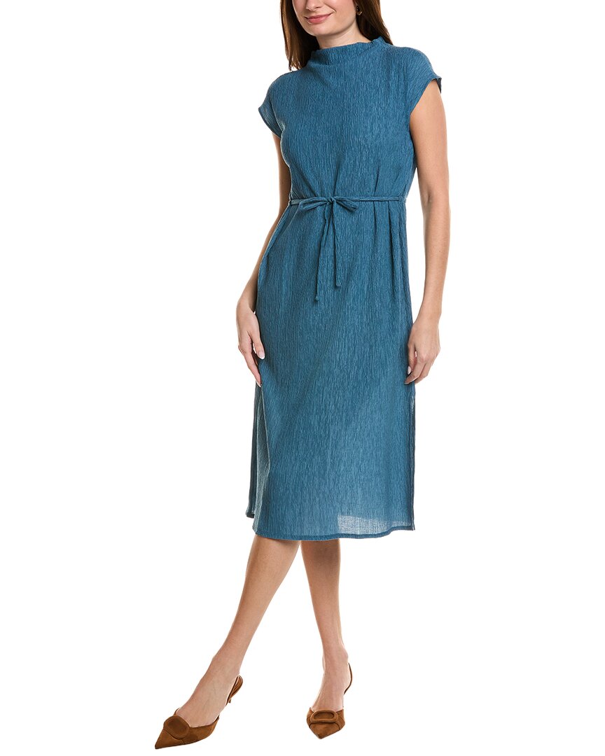 

Платье EILEEN FISHER Petite с вырезом-воронкой Eileen Fisher, синий