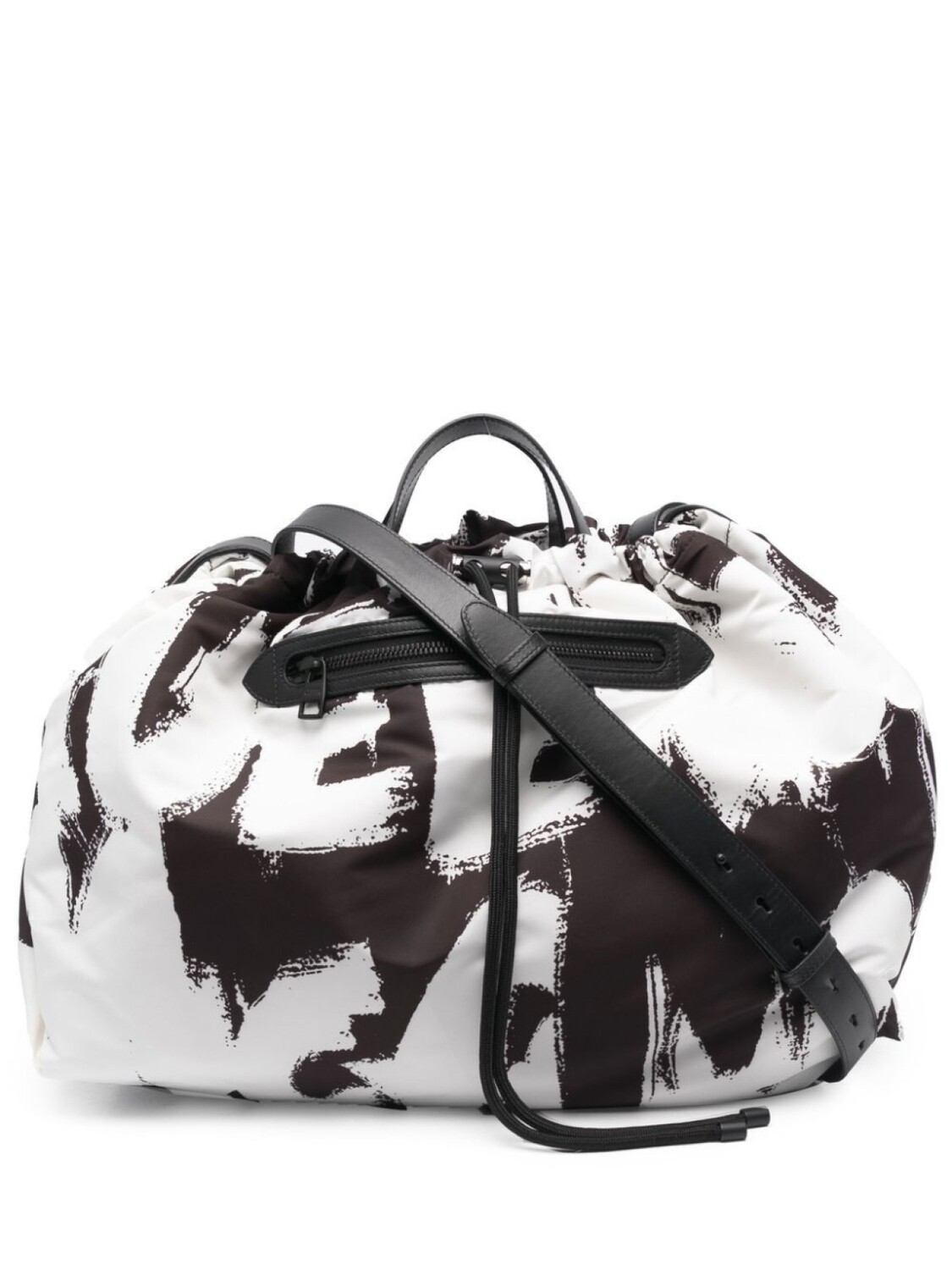 

Alexander McQueen сумка-тоут с логотипом граффити, белый