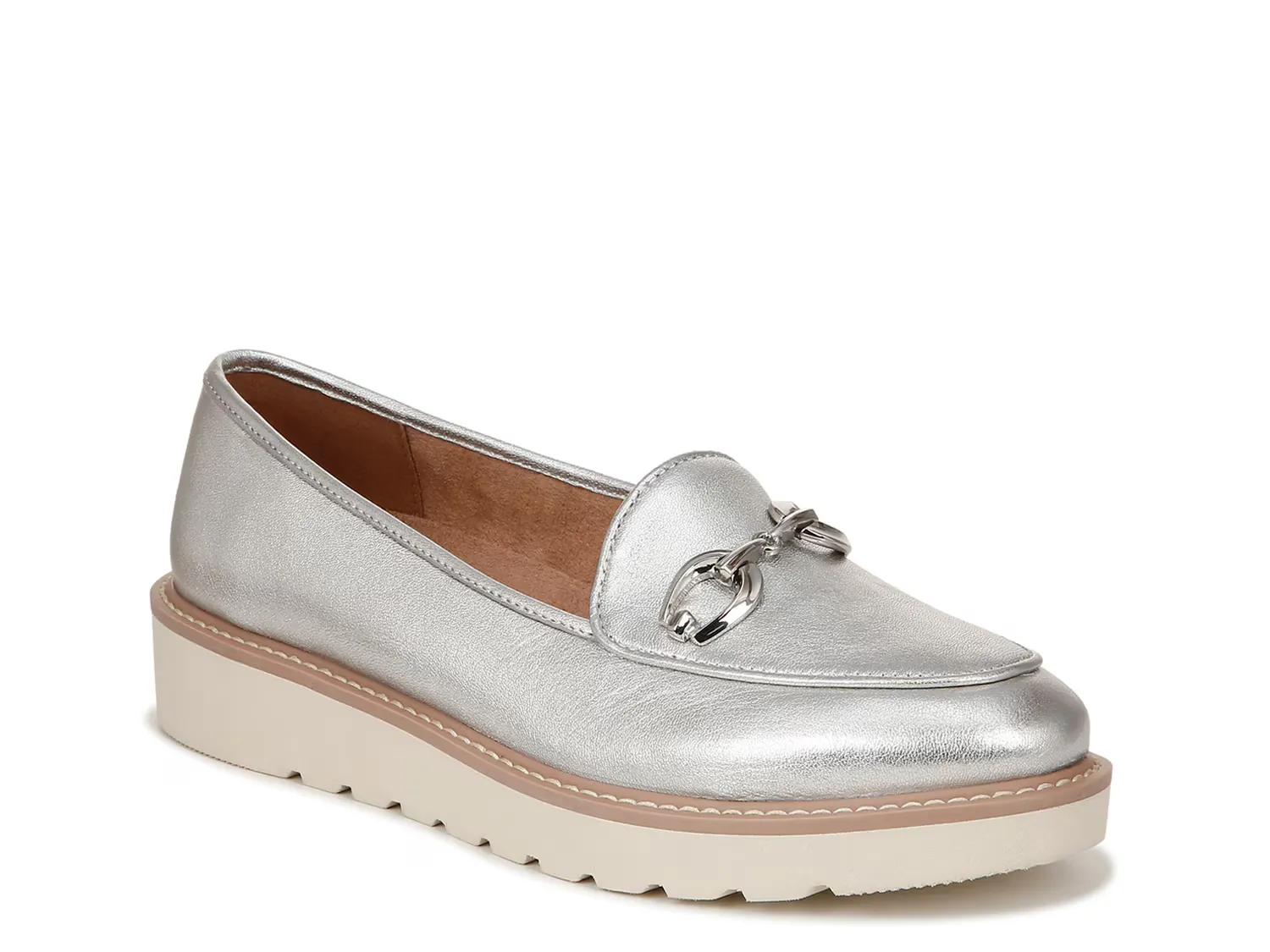 

Лоферы Adiline Loafer Naturalizer, серебряный/металлик