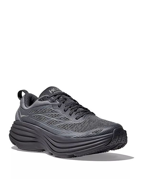 

Мужские кроссовки Bondi 8 с клеткой Stealth/Tech Hoka, серый