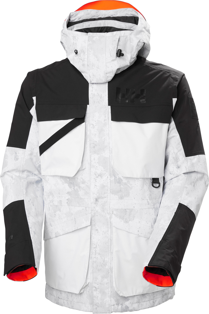 

Helly Hansen Куртка Ullr d heritage long grey fog snow camo aop S