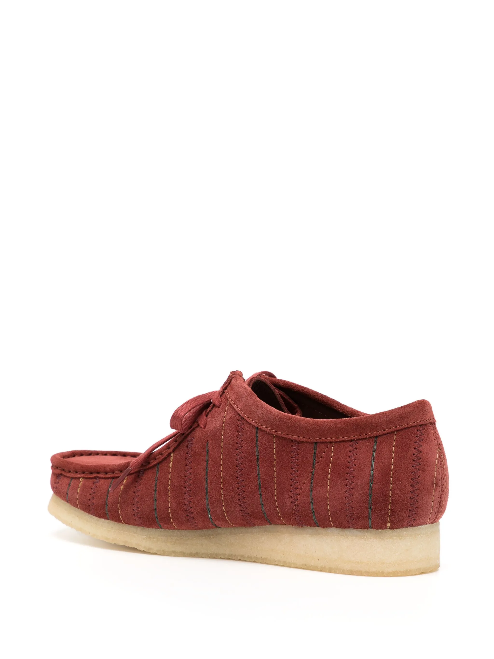 Туфли Wallabee на шнуровке Clarks Originals, красный — фото 3