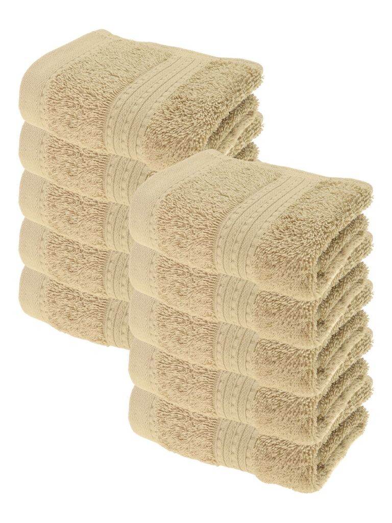 

Julie Julsen Набор полотенец для гостей ORGANIC, 10 шт., 30х50, песочные, бежевый