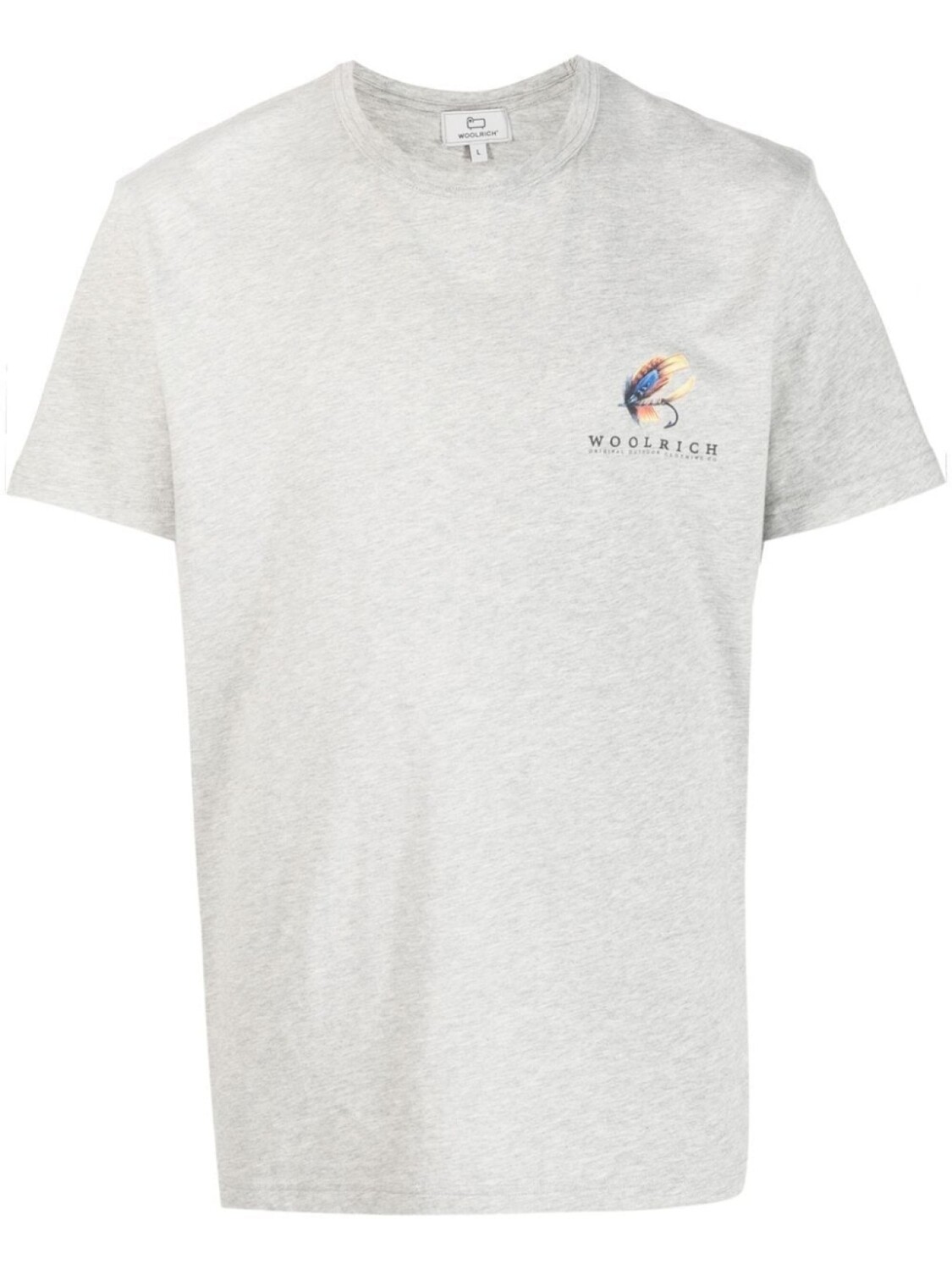 

Woolrich футболка с логотипом, серый