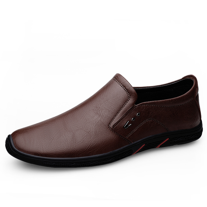 

KUPE Мужские повседневные туфли мужские низкие тёмно-коричневые, цвет Dark Brown