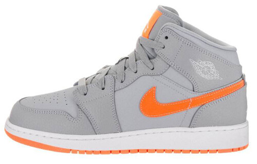 

Кроссовки Jordan 1 Mid Bright Citrus Gray