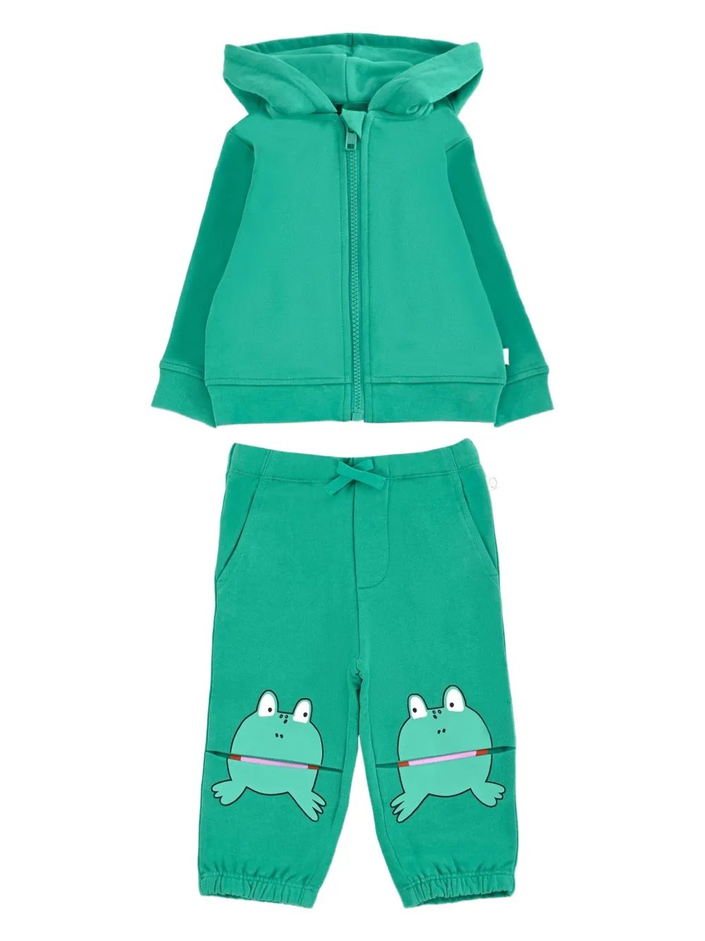 

Спортивный костюм с лягушачьим принтом Stella McCartney Kids, зеленый