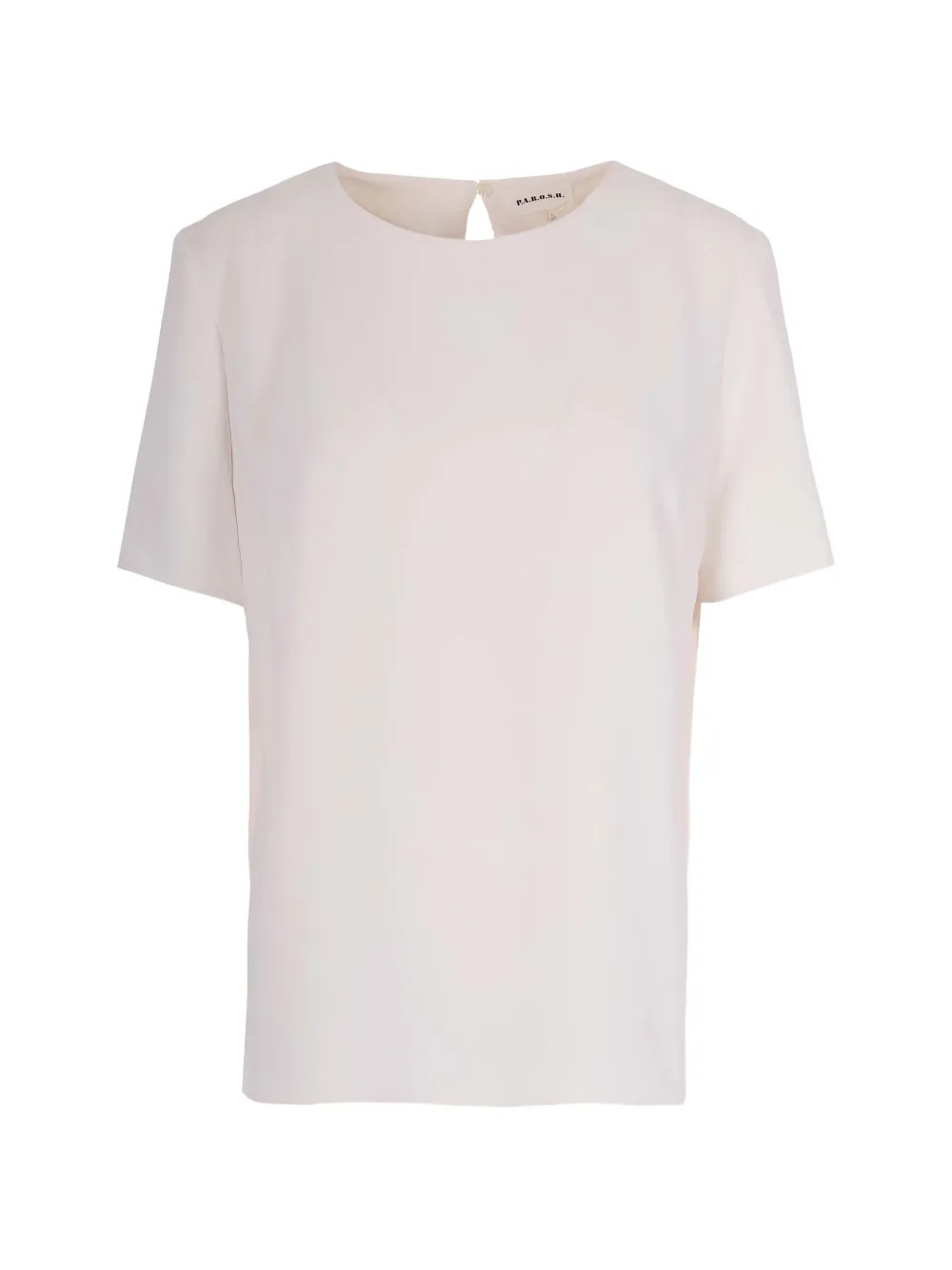 

Базовая блузка из кадди с разрезом сзади P.A.R.O.S.H., белый