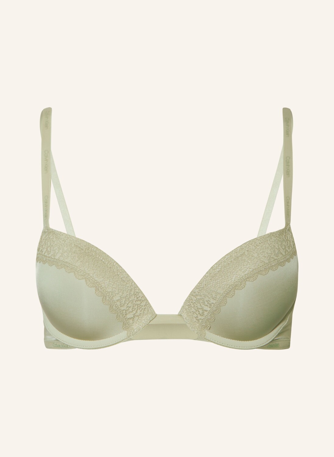 

Бюстгальтер пуш-ап flirty Calvin Klein, светло-зеленый