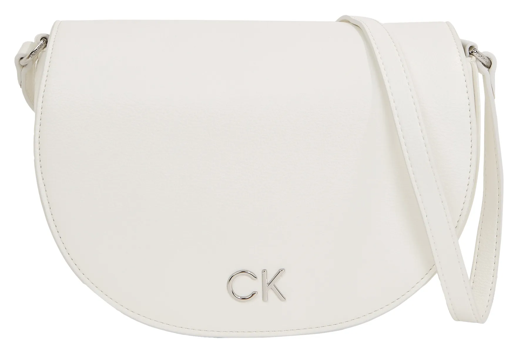 

Сумка через плечо Calvin Klein "CK DAILY SADDLE BAG PEBBLE", женская сумка женская сумка через плечо, белый