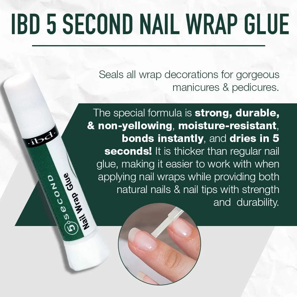 Клей для ногтей «5 Second Nail Wrap Glue» от IBD, 3 x 2 г Ibd — фото 4