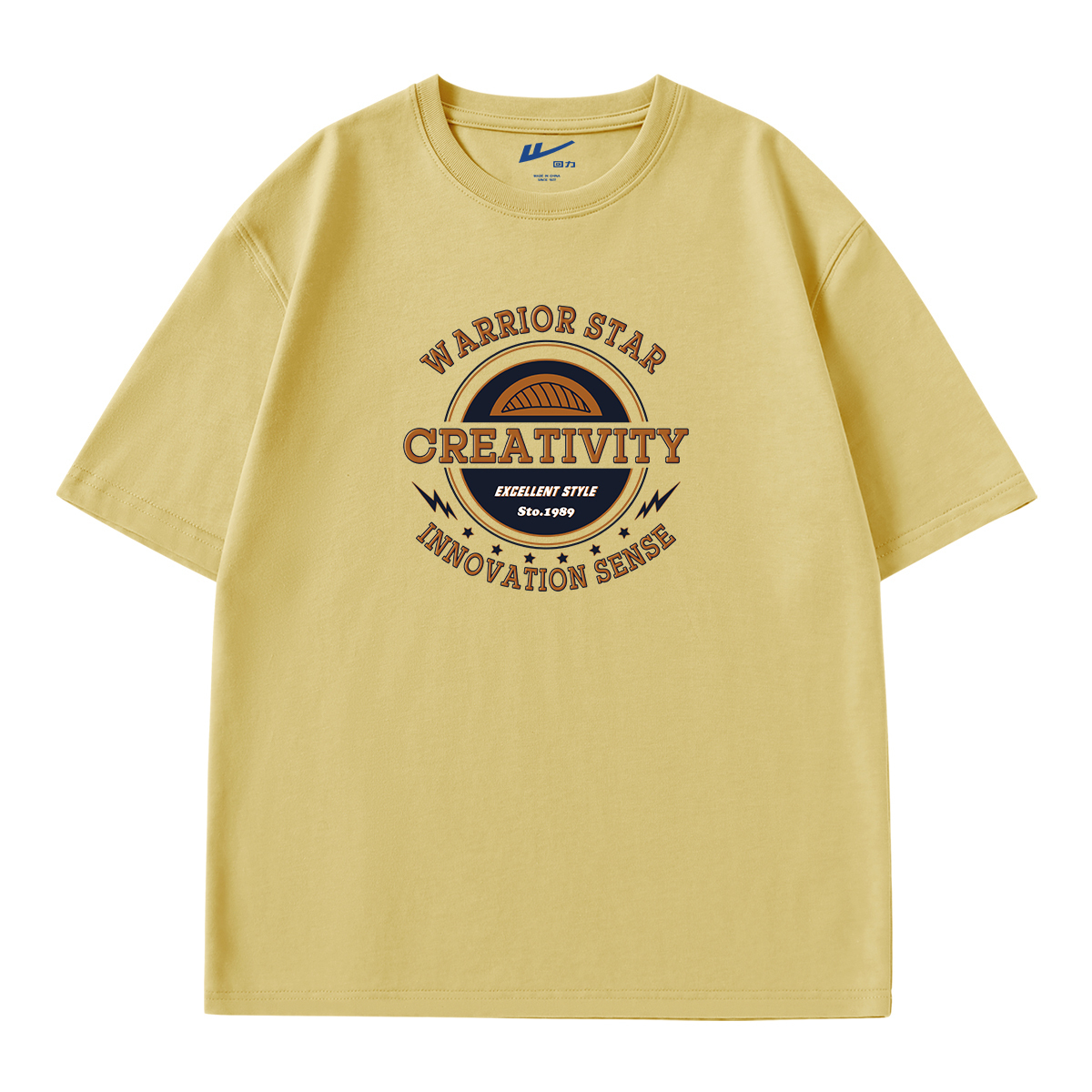 

Футболка мужская WARRIOR, светло-желтый