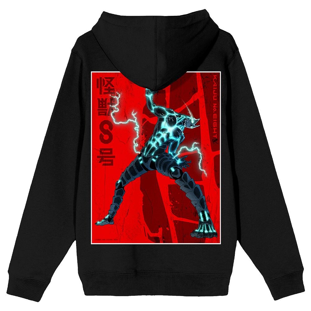 

Мужская толстовка с рисунком Kaiju No. 8 Hafka Habino Licensed Character, черный
