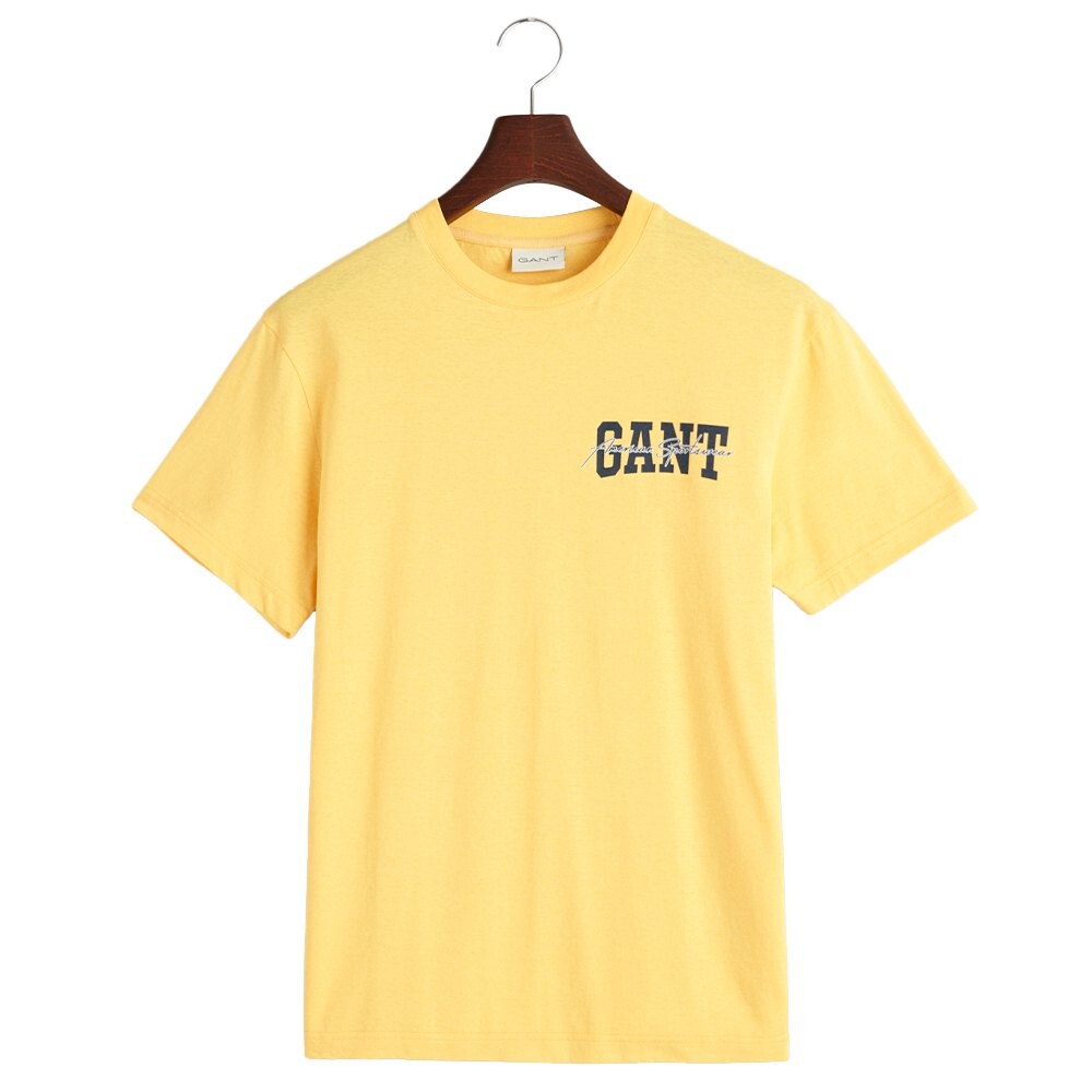 

Футболка с коротким рукавом Gant Arch Script, желтый