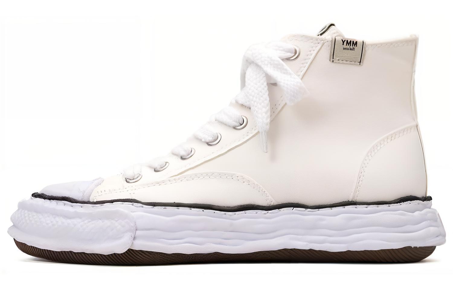 Maison Peterson23 Оригинальные кеды Sole MIHARA YASUHIRO, черно-белые