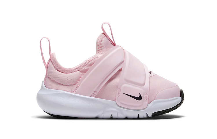 Nike Низкие беговые кроссовки Pink с противоскользящей подошвой и дышащим верхом для малышей — фото 3