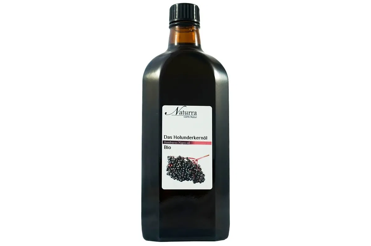 Органическое масло семян бузины холодного отжима Naturra Naturra