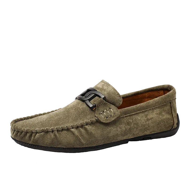 

KUPE Мокасины мужские хаки, цвет Khaki