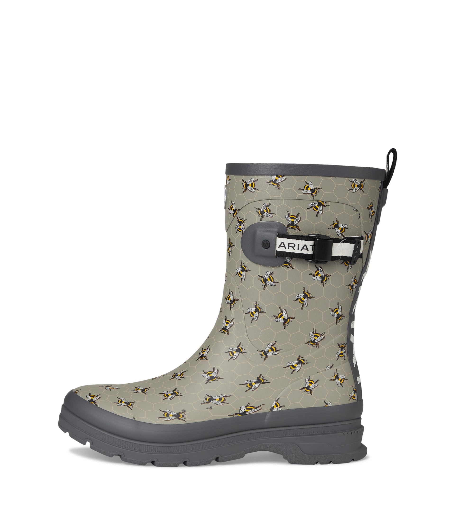 Сапоги женские Ariat Kelmarsh Mid Rubber резиновые с узором, серый — фото 4