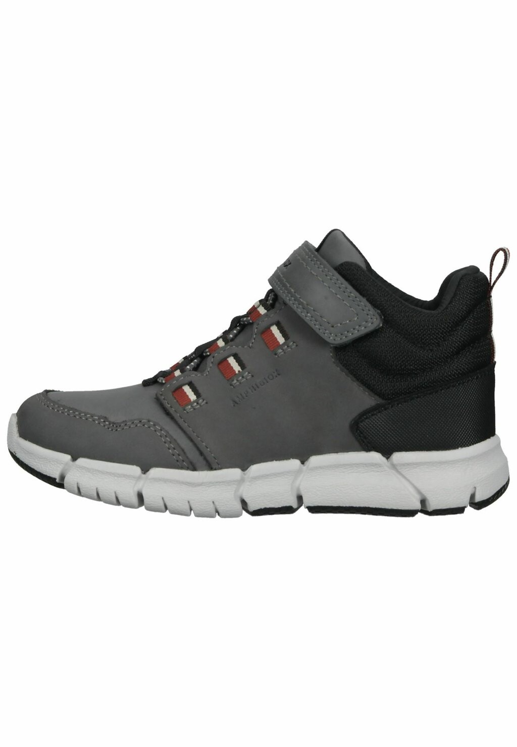 

Высокие кеды Geox, цвет grey dk red c