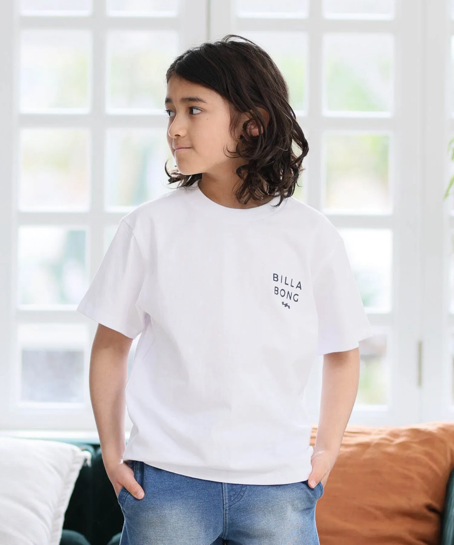Детская футболка BILLABONG с коротким рукавом и логотипом — фото 2