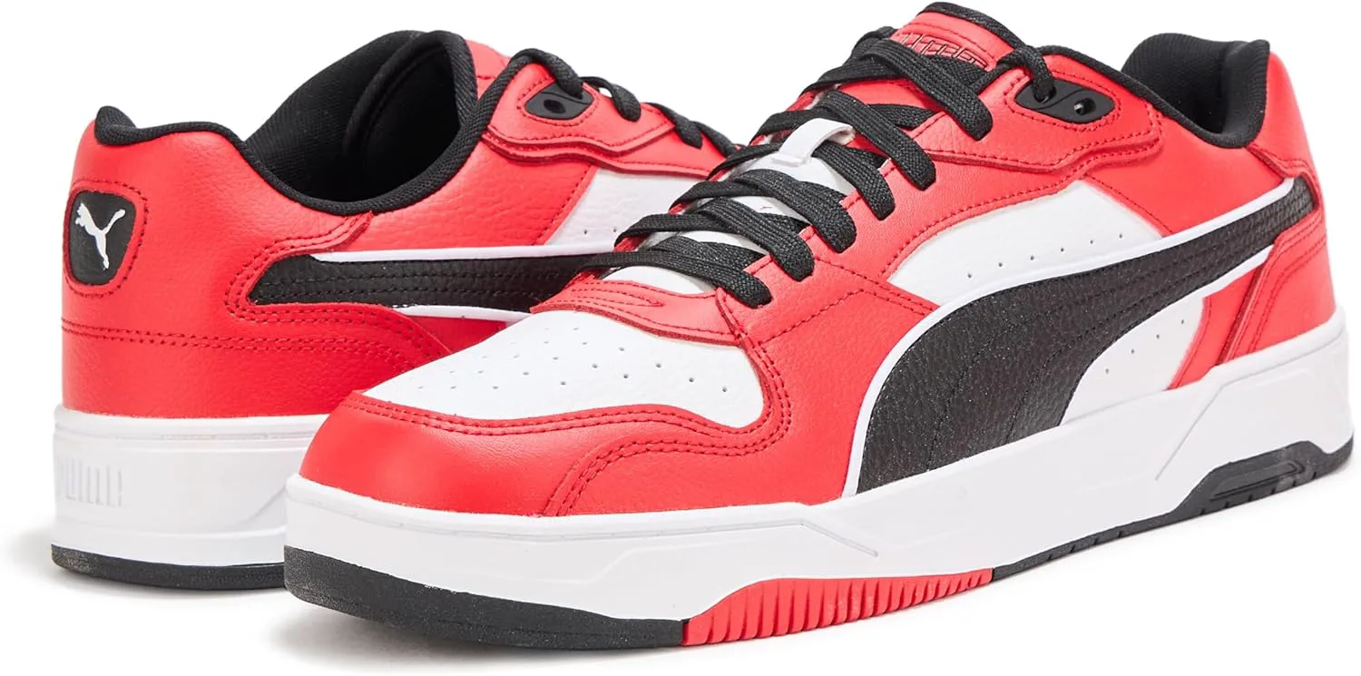 Мужские кроссовки Puma Rbd Break Low, белый/черный/красный — фото 3