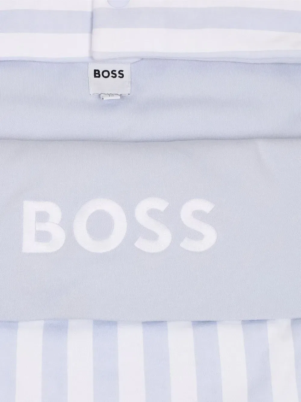 Конверт в полоску Boss Kidswear, синий — фото 4