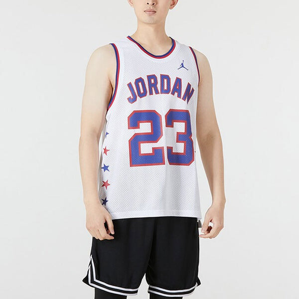 Майка Air Jordan Basketball Training Sports Vest White, белый — фото 3