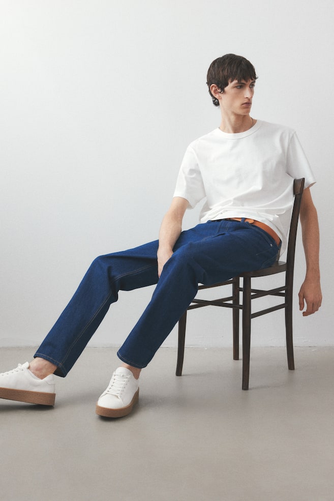 

Свободные джинсы H&M, синий