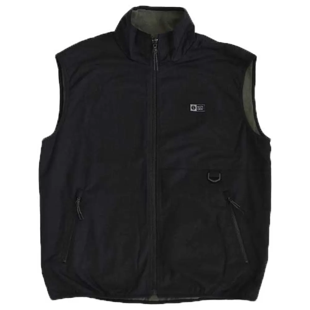 

Жилет Salty Crew Tundra reversible polar, черный