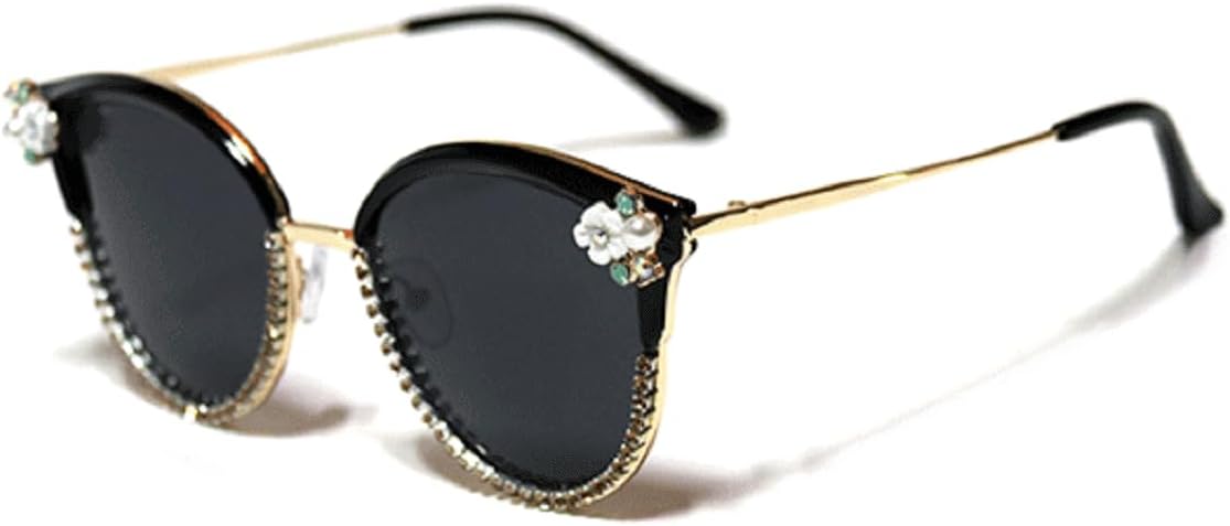 

Солнцезащитные очки «кошачий глаз» с бриллиантами, модные, с кристаллами и стразами, в винтажной оправе, ретро, ​​для женщин, защита от ультрафиолета UV400, модель 3089 Melrose, C4