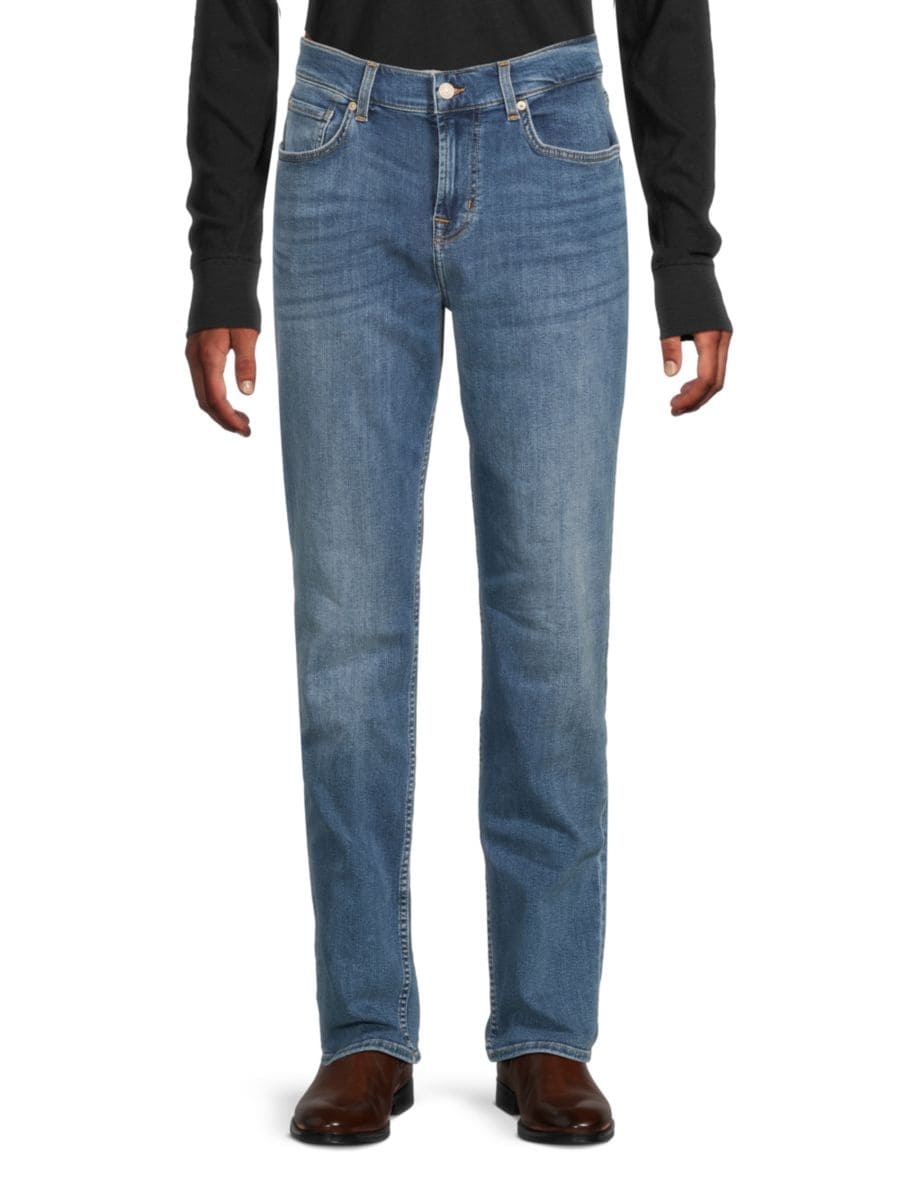 

Узкие прямые джинсы 7 For All Mankind, цвет Bel Air