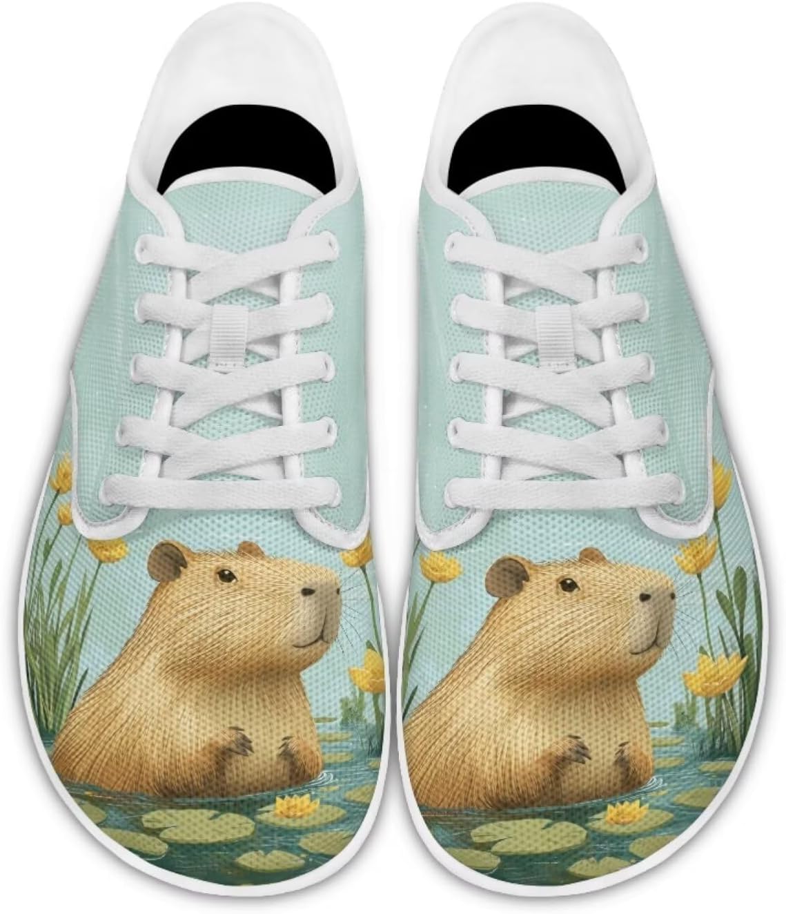 

Женские кроссовки Capybara для бега, модные туфли, прогулочные кеды, кроссовки для вождения, деловые лоферы Ecaestolph, синий/коричневый