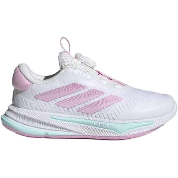 Детские кроссовки Supernova Ease с низким верхом, устойчивые к истиранию Adidas, розовый/белый — фото 2