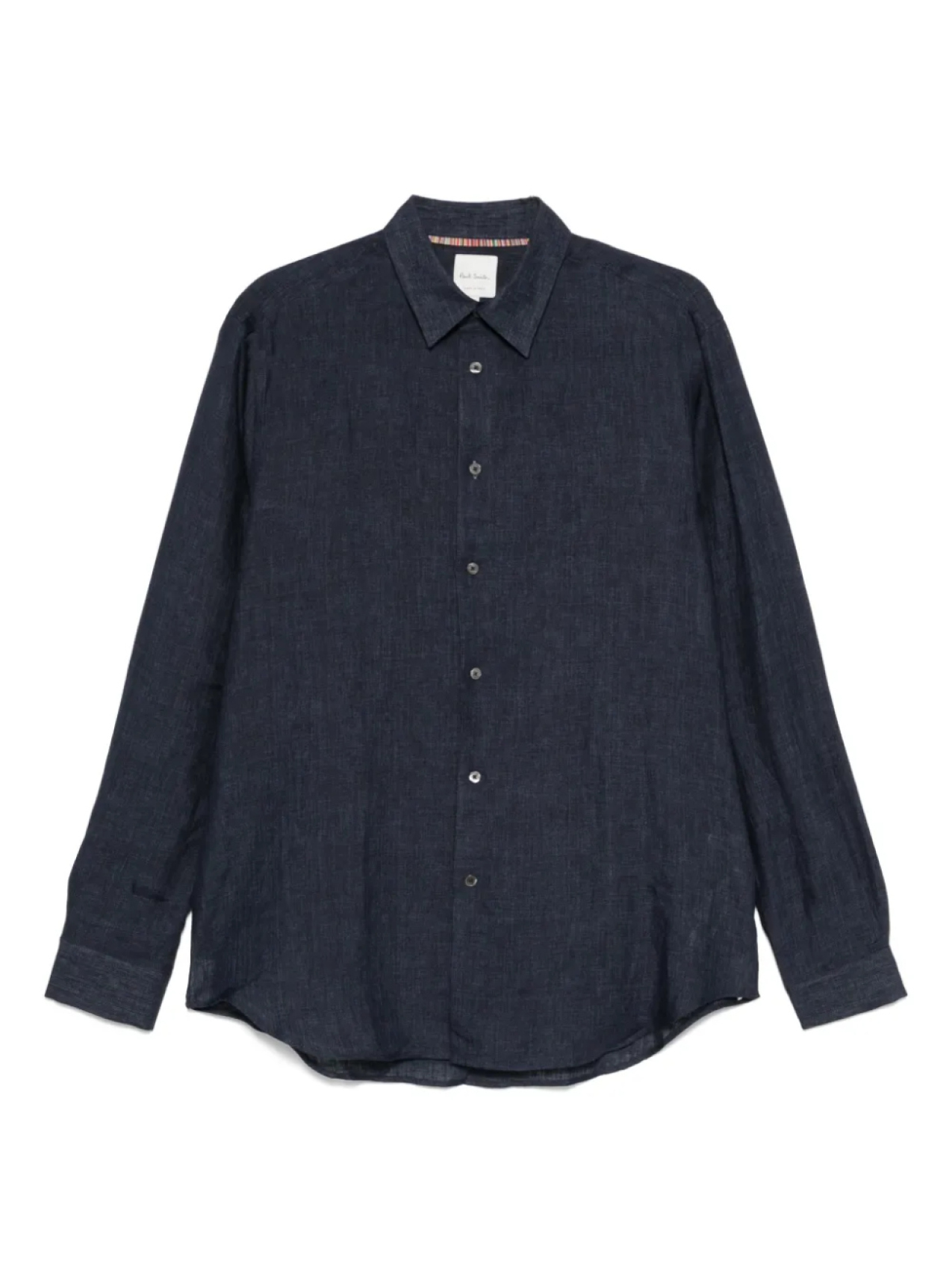 

Льняная рубашка Paul Smith, синий