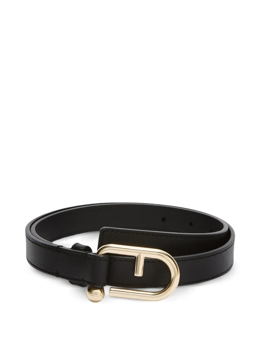 

Ремень Nuvola с пряжкой Furla, черный