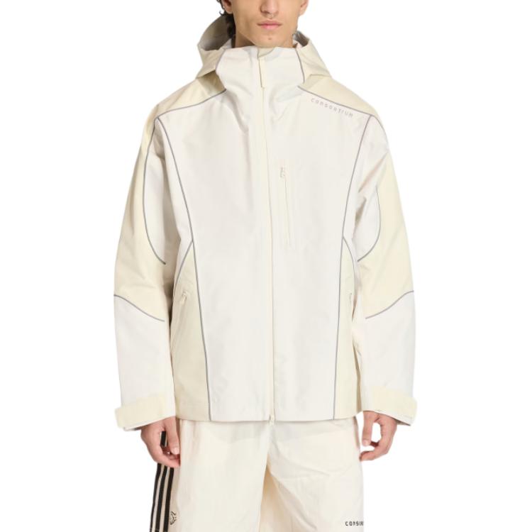 Куртка-шелл Consortium FW25 мужская Adidas Originals, белый — фото 3