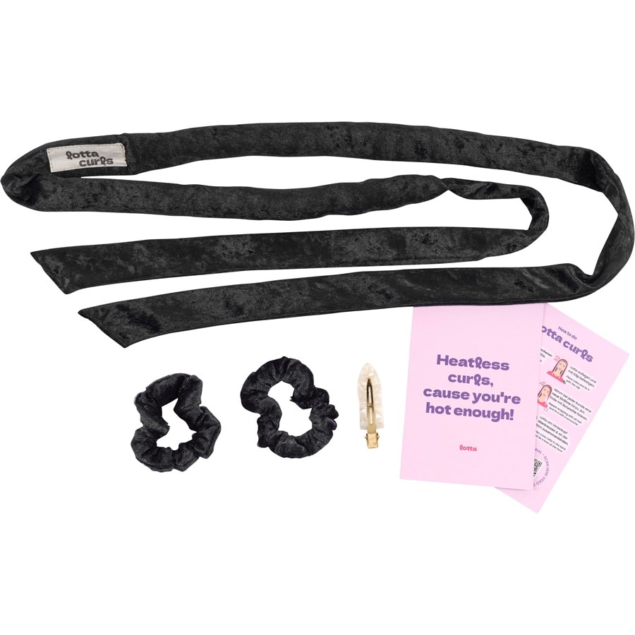 Резинка для волос lockenband royal black Lotta Curls, количество 1 шт. — фото 2