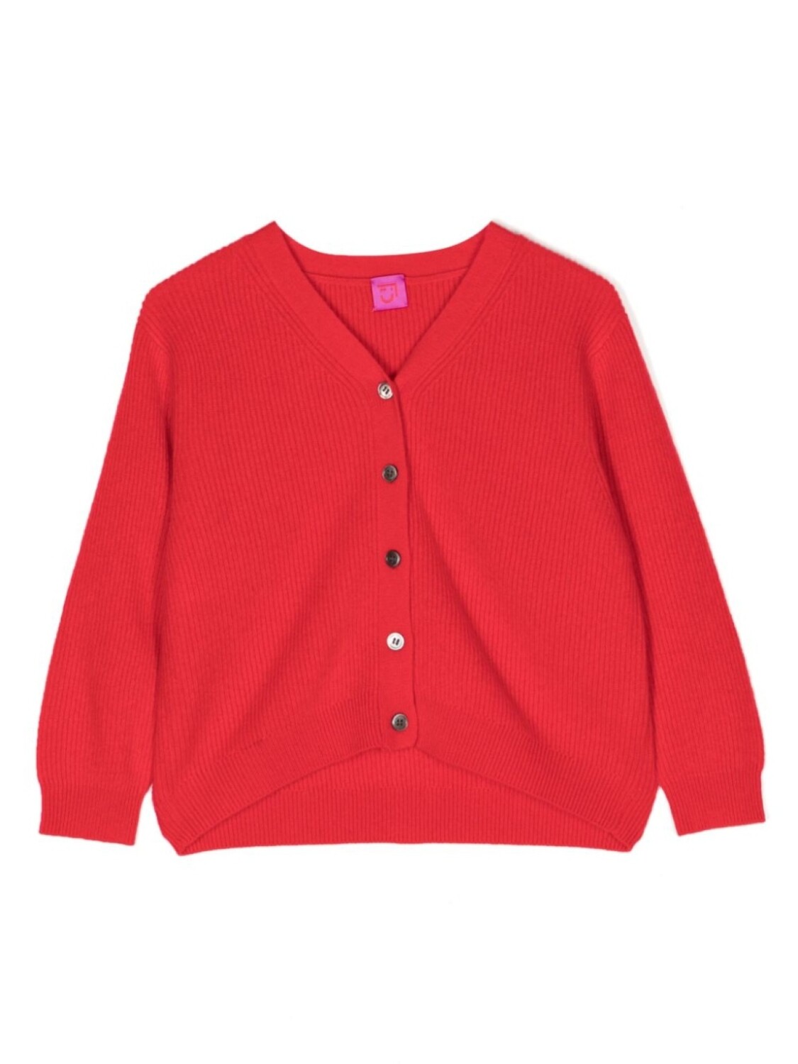 

Кашемировый кардиган Mimi в рубчик Cashmere in Love Kids, красный