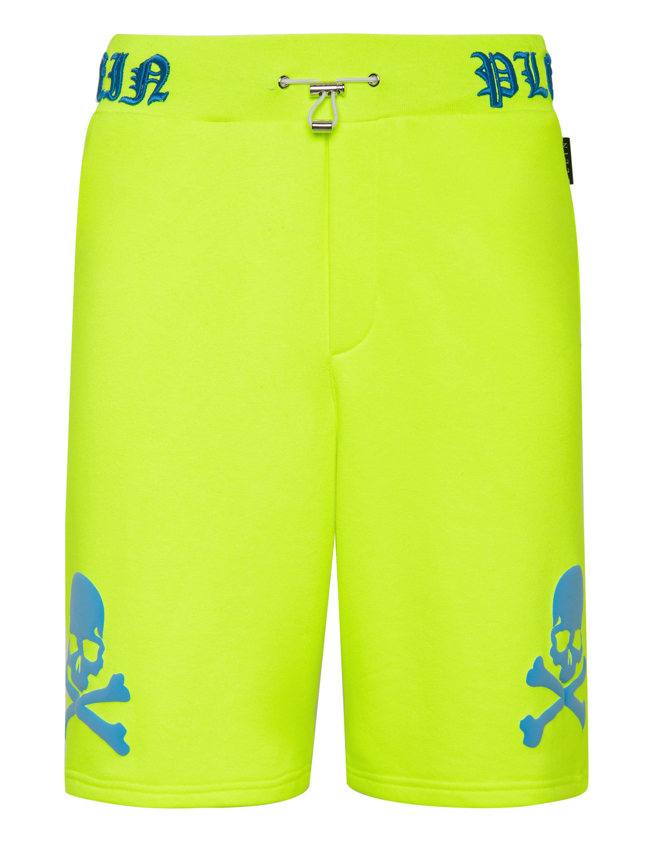 

Шорты для бега Skull&Bones PHILIPP PLEIN, цвет yellow fluo