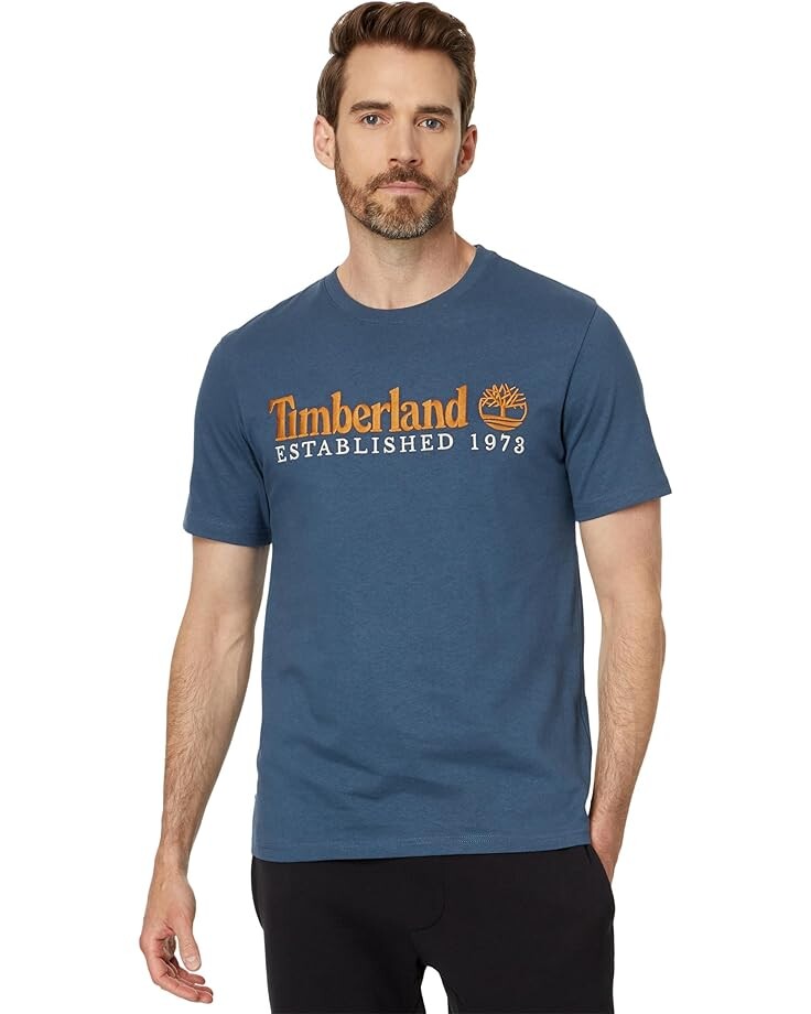 

Футболка Timberland Embroidery Logo Tee, цвет Dark Denim