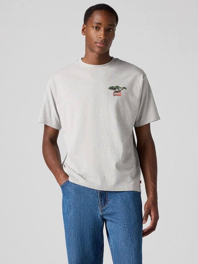 

Хлопковая футболка с круглым вырезом в винтажном стиле Levi's, Grey Orchard