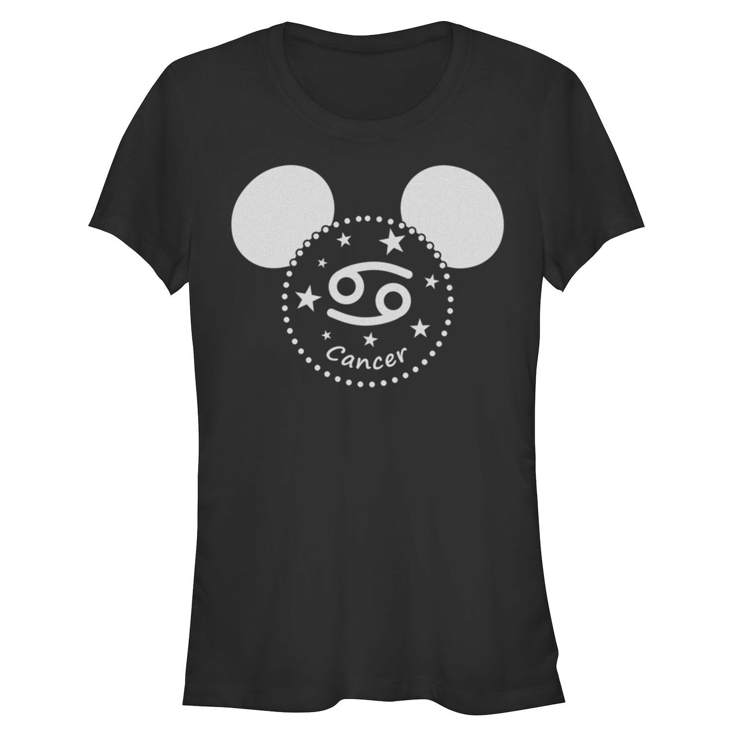 

Облегающая футболка Disney's Mickey Mouse Juniors со знаком рака на голове Disney
