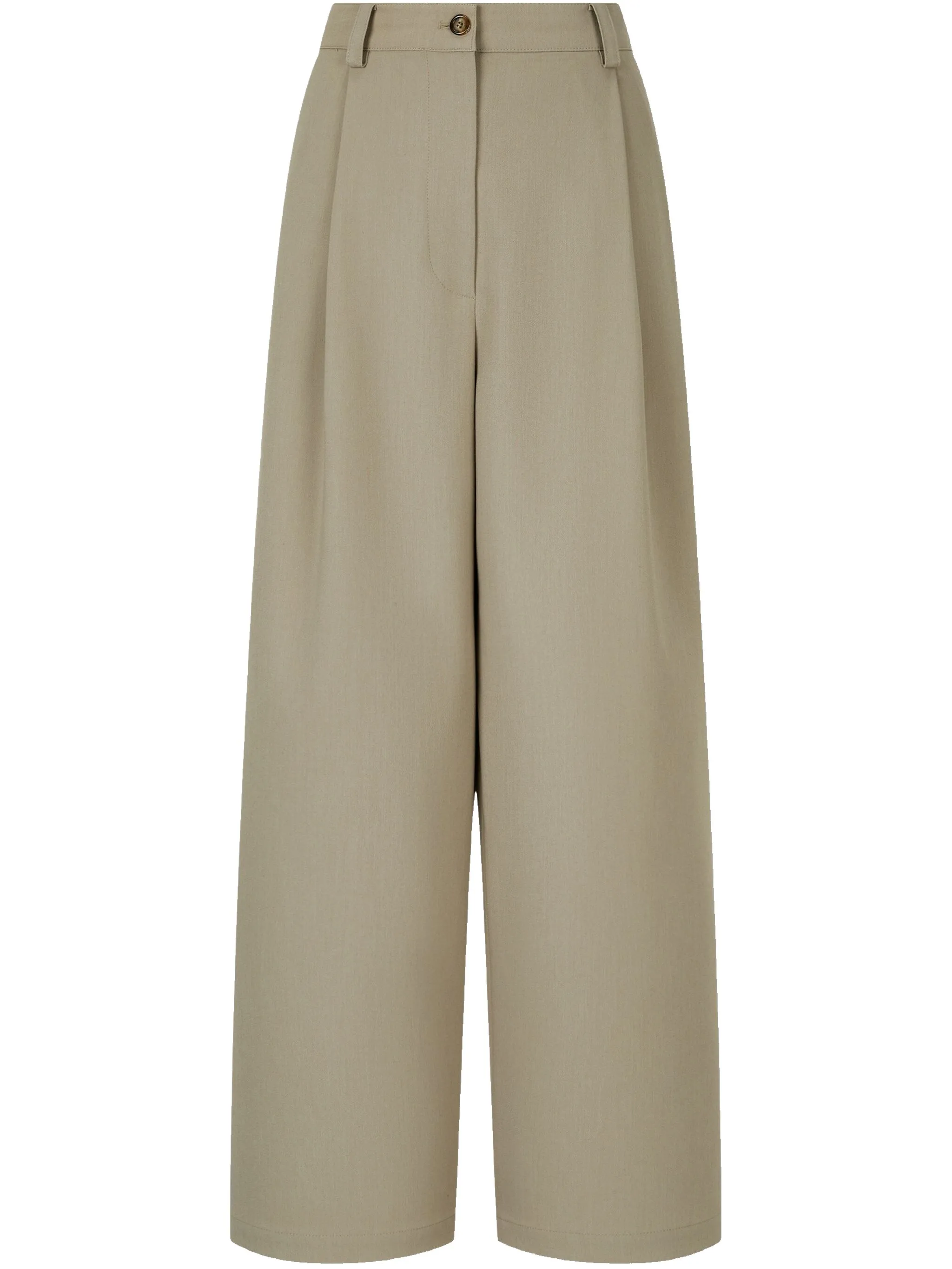 

Брюки широкого кроя Tomboy, бежевый