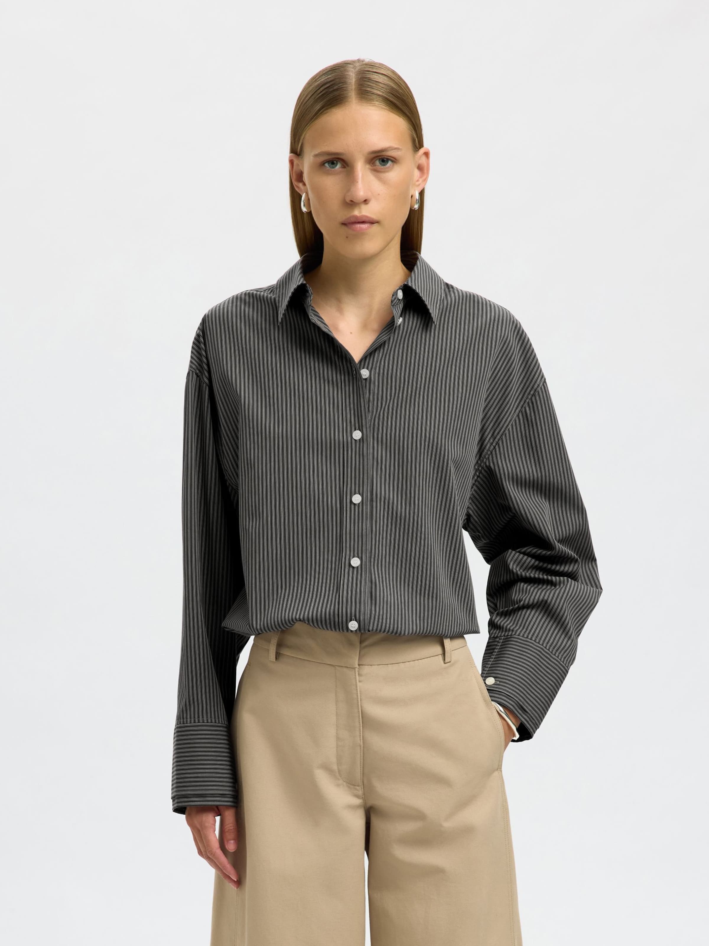 

SELECTED Рубашка в черном цвете