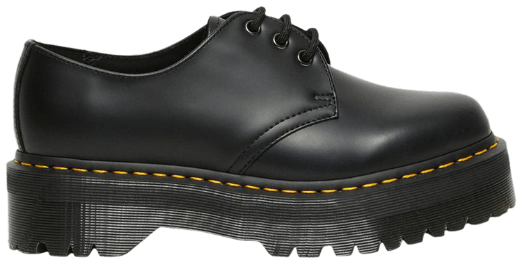 

Кроссовки Dr. Martens 1461 Smooth Leather Platform 'Black', черный